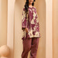 Vaasva Women Brown Cotton Cord Set With Fashi Pant - Swadesiicart