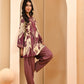 Vaasva Women Brown Cotton Cord Set With Fashi Pant - Swadesiicart