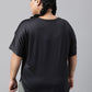 MKH Plus Size Drop Shoulder Sleeves Dri FIT Relaxed Fit Sports T-shirt - Swadesiicart
