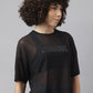 MKH Women Typography Printed Dri-FIT Sports T-Shirt - Swadesiicart