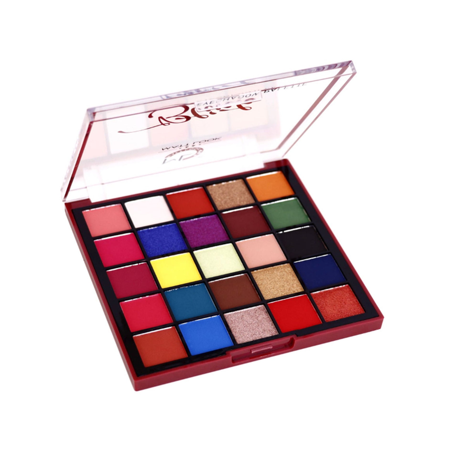 Matt Look 25 Colors Blink Eyeshadow Palette - 02 - Swadesiicart
