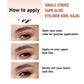 Matt Look Single Stroke Eyeliner Kohl Kajal - Deep Blue - Swadesiicart