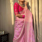Kalini Woven Design Zari Silk Blend Banarasi Saree | Swadesiicart