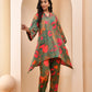 Vaasva Women Floral Printed Kurta Pant Set | Swadesiicart