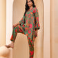 Vaasva Women Floral Printed Kurta Pant Set | Swadesiicart