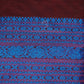 Maroon And Ink Blue Colour Pure Kadi Cotton Saree By Gayathri Reddy Designer Studio | Swadesiicart
