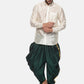 Sethukrishna Men Dark-Green Solid Dhoti Pants | Swadesiicart