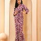 Vaasva Women Ikat Cord Set With Bell Bottom Pants - Swadesiicart