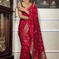 Kalini Woven Design Zari Banarasi Saree | Swadesiicart