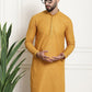 Sojanya Geometric Embroidered Thread Work Pure Cotton Straight Kurta | Swadesiicart
