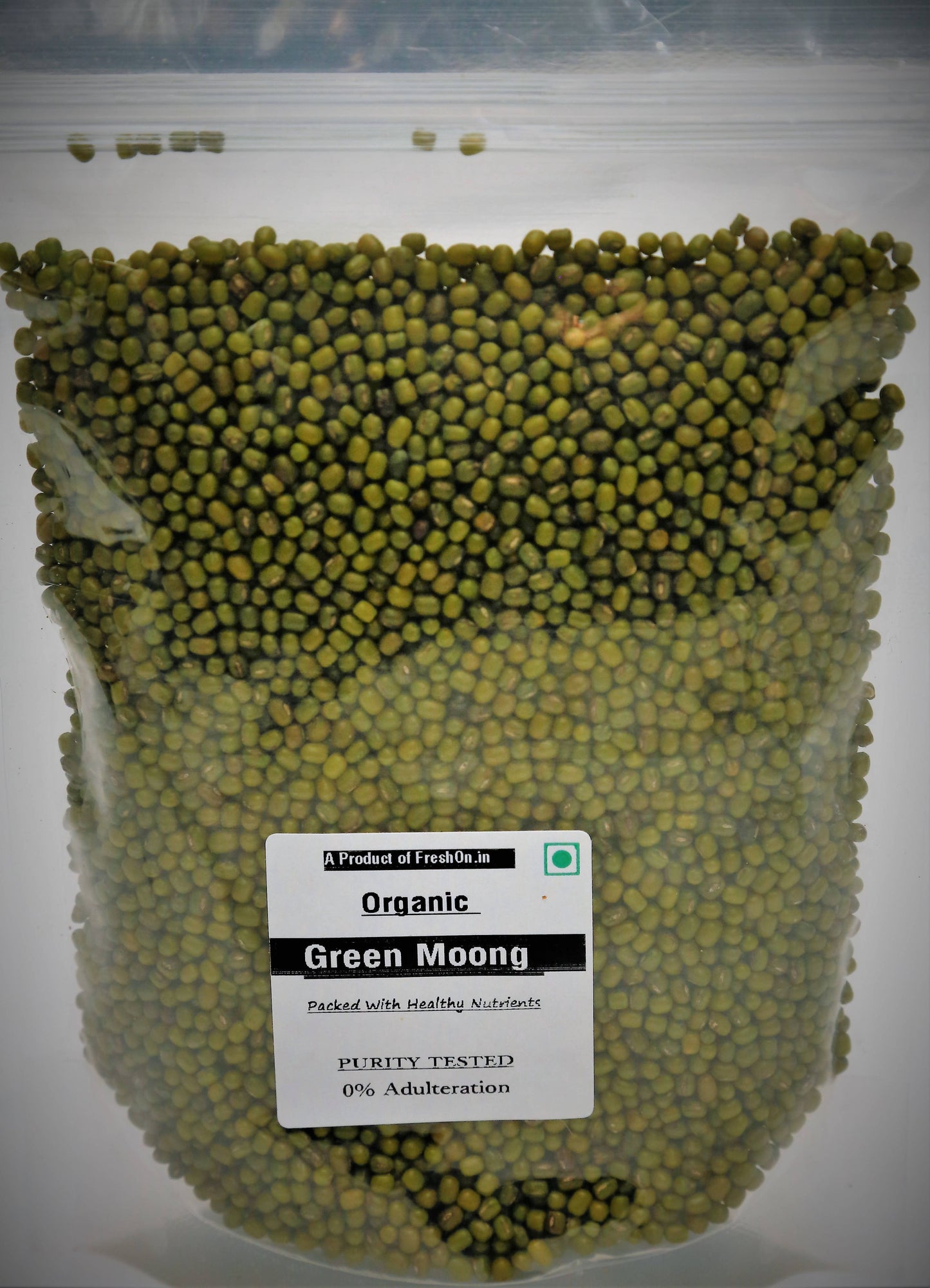 Freshon Organic Green Moong Whole - Eliteck Solutions and Services Pvt Ltd