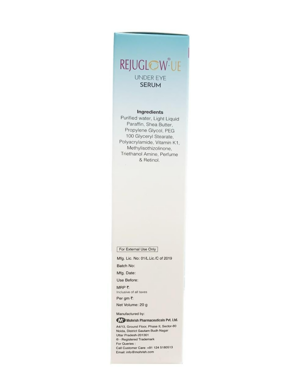 Rejuglow-Ue Under Eye Serum | Swadesiicart