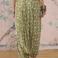 InWeave Apple Green Ikkat Print Harem Pant - Swadesiicart