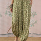 InWeave Apple Green Ikkat Print Harem Pant - Swadesiicart