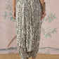 InWeave Cadet Blue Ethnic Window Harem Pant - Swadesiicart