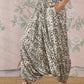 InWeave Cadet Blue Ethnic Window Harem Pant - Swadesiicart