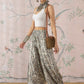 InWeave Cadet Blue Ethnic Window Harem Pant - Swadesiicart