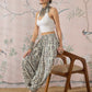 InWeave Cadet Blue Ethnic Window Harem Pant - Swadesiicart