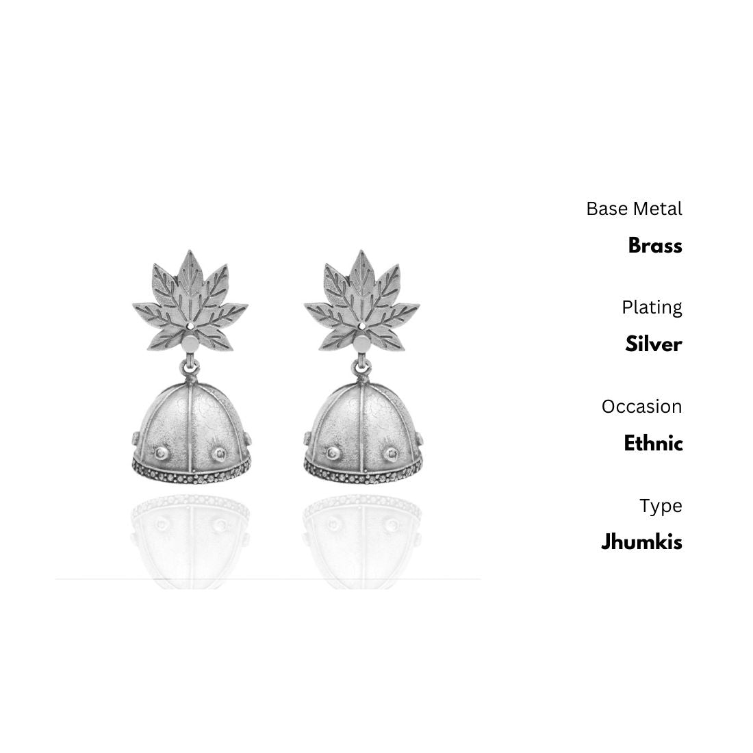 New Stylish Oxidized Gold-Polished Gold Studs Earrings for Womens by House of Ree | Swadesiicart