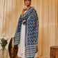 InWeave Women's White Strappy Kurta Palazzo Set - Swadesiicart