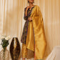 InWeave Charcoal Black Leheriya Silk Set - Swadesiicart