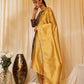InWeave Charcoal Black Leheriya Silk Set - Swadesiicart