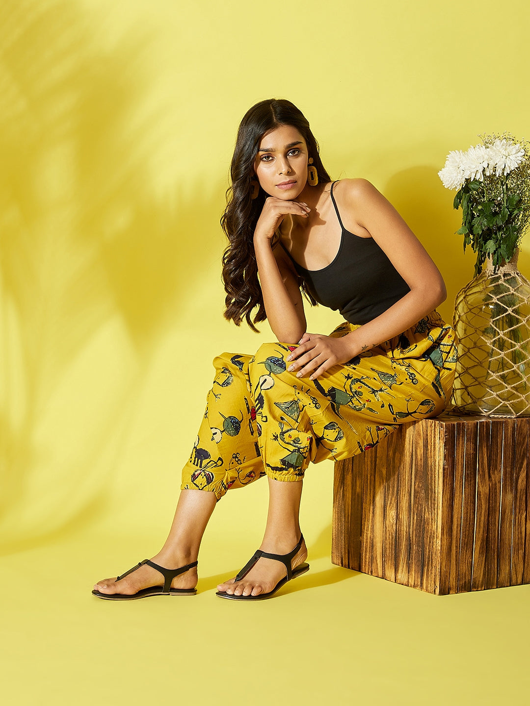 InWeave Quirky Harem Pant - Swadesiicart