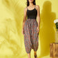 InWeave Maroon Kalamkari Harem Pant - Swadesiicart