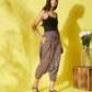 InWeave Maroon Kalamkari Harem Pant - Swadesiicart