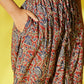 InWeave Maroon Kalamkari Harem Pant - Swadesiicart