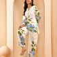 Vaasva Women White Placement Floral Printed Cord Set - Swadesiicart
