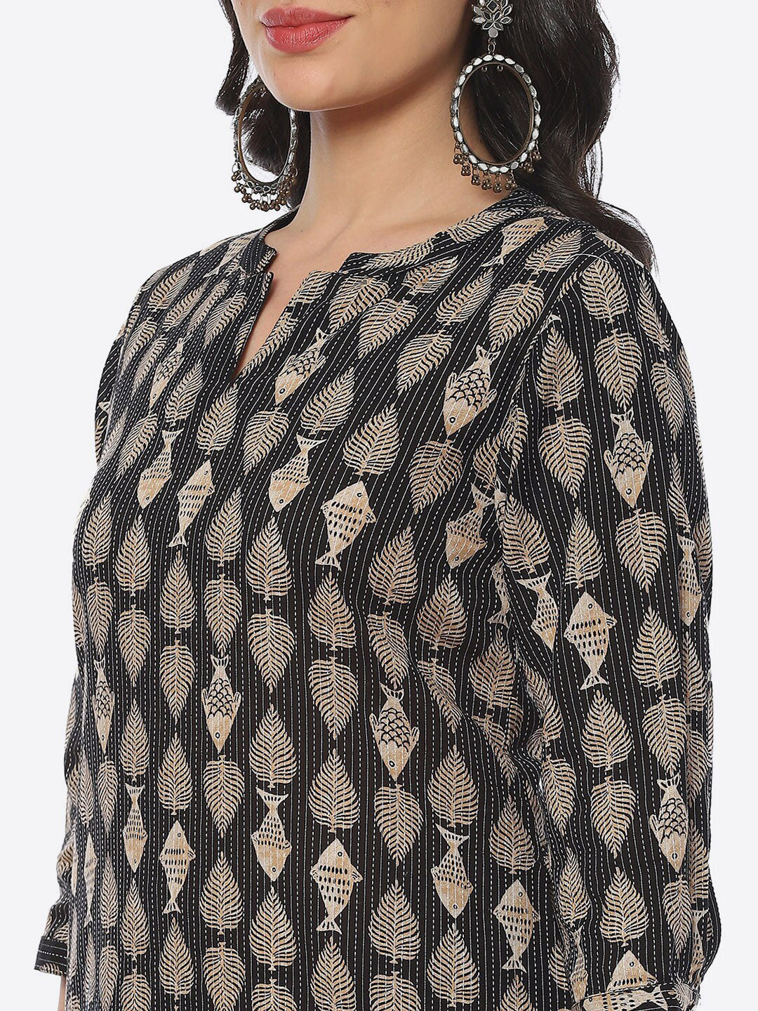 Biba Women Ethnic Motifs Printed Kurta - Swadesiicart