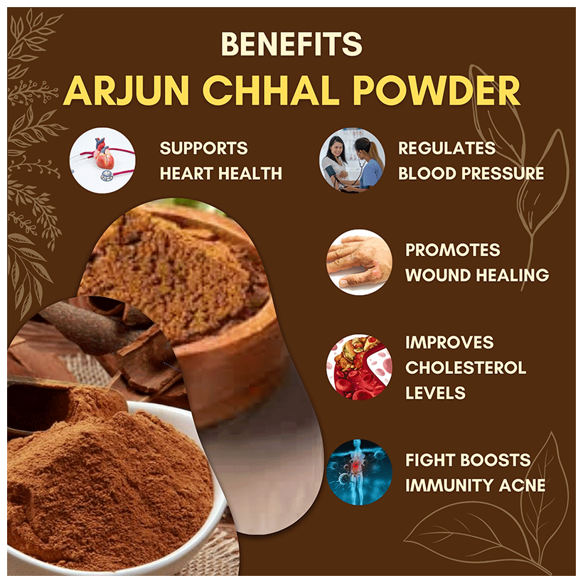 Jaived Ayurveda Arjun Chhal Powder | Swadesiicart