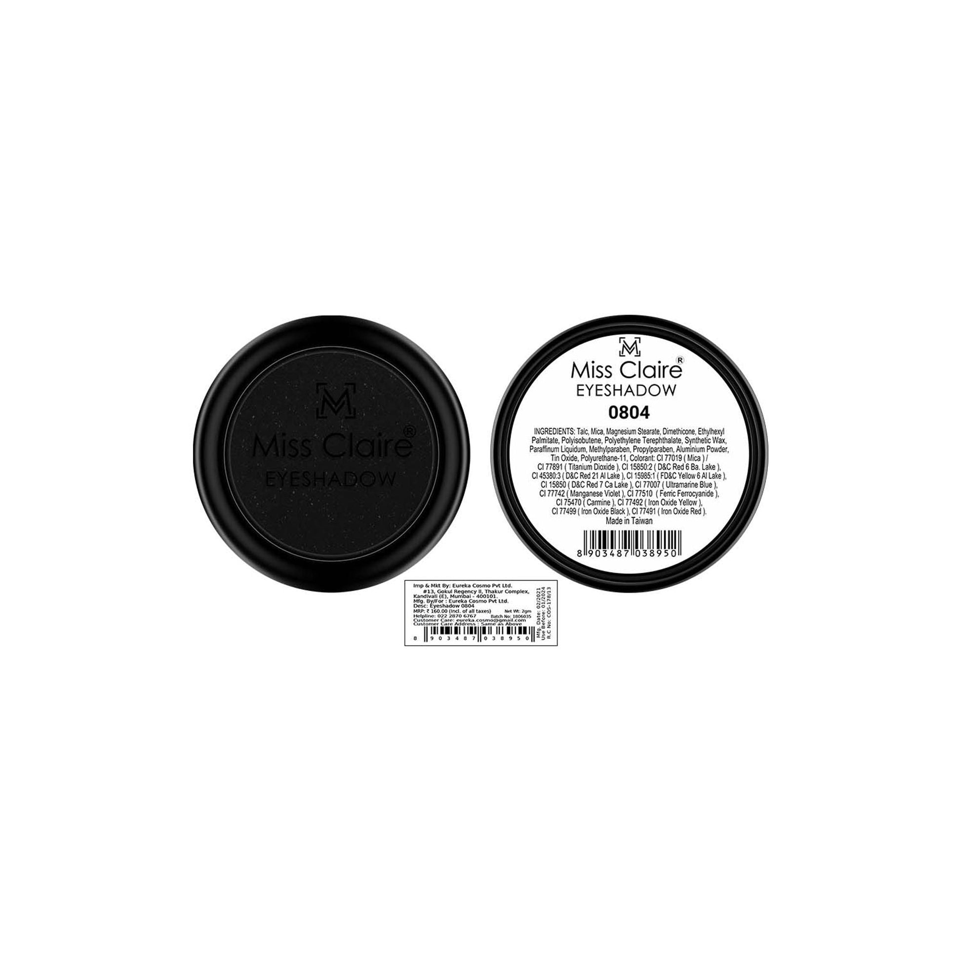 Miss Claire Single Eyeshadow - 804 | Swadesiicart
