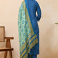 Vaasva Women Black Embroidered Suit Set | Swadesiicart