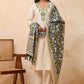 Vaasva Women Cream Embroidered Suit Set | Swadesiicart