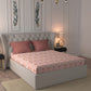 MYTRIDENT Comfort Living Maroon Pure Cotton 120 TC Queen Bedsheet with 2 Pillow Covers - Swadesiicart