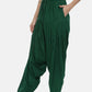 Souchii Women Green Pure Cotton Patiala - Swadesiicart