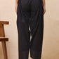 Vaasva Women Black Solid Farshi Pant | Swadesiicart