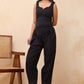 Vaasva Women Black Solid Farshi Pant | Swadesiicart