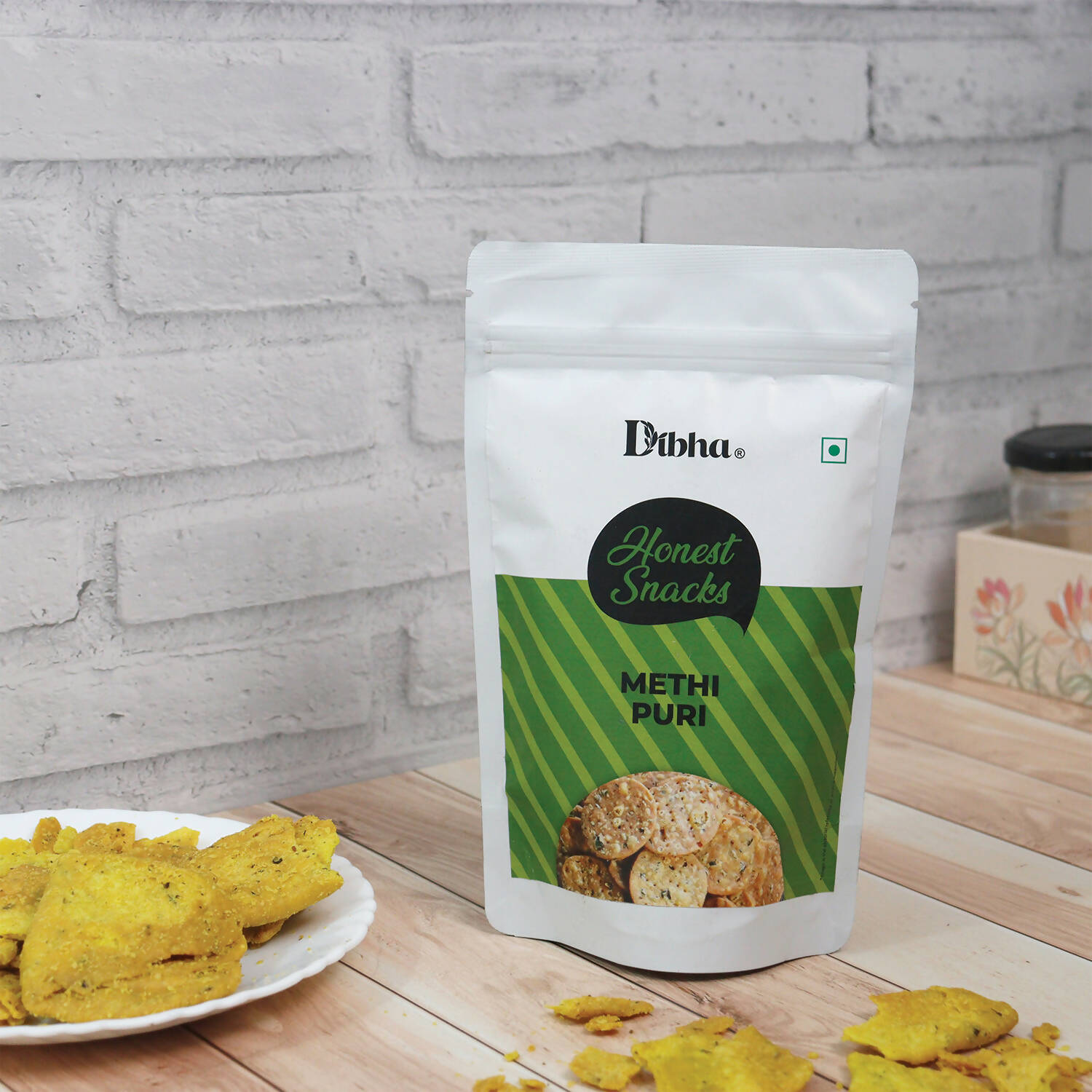 Dibha - Honest Snacking Methi Puri Snack - Swadesiicart
