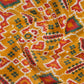 Shades of Mango Yellow Colour Patola Print Semi Chanderi Saree By Gayathri Reddy Designer Studio | Swadesiicart