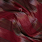 Dual Shades of Maroon And Brown Mangalagiri Ikkat Cotton Saree By Gayathri Reddy Designer Studio | Swadesiicart