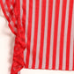 Ahalyaa Striped Net Ready To Wear Saree | Swadesiicart