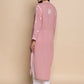 HOUSE OF KARI Floral Embroidered Fizaa Chikankari Pure Cotton Straight Kurta | Swadesiicart