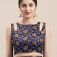 Tikhi Imli Blue Embellished Saree | Swadesiicart