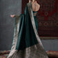 Mitera Green & Gold-Toned Ethnic Motifs Woven Design Zari Satin Banarasi Saree | Swadesiicart