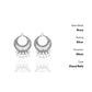 New Stylish Oxidized Gold-Polished Gold Studs Earrings for Womens by House of Ree | Swadesiicart