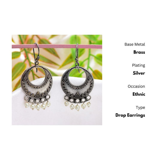 New Stylish Oxidized Gold-Polished Gold Studs Earrings for Womens by House of Ree | Swadesiicart