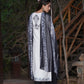 Juniper Womens White Rayon Floral Glitter Placement Printed Straight Kurta With Solid Bottom And Printed Dupatta Set | Swadesiicart